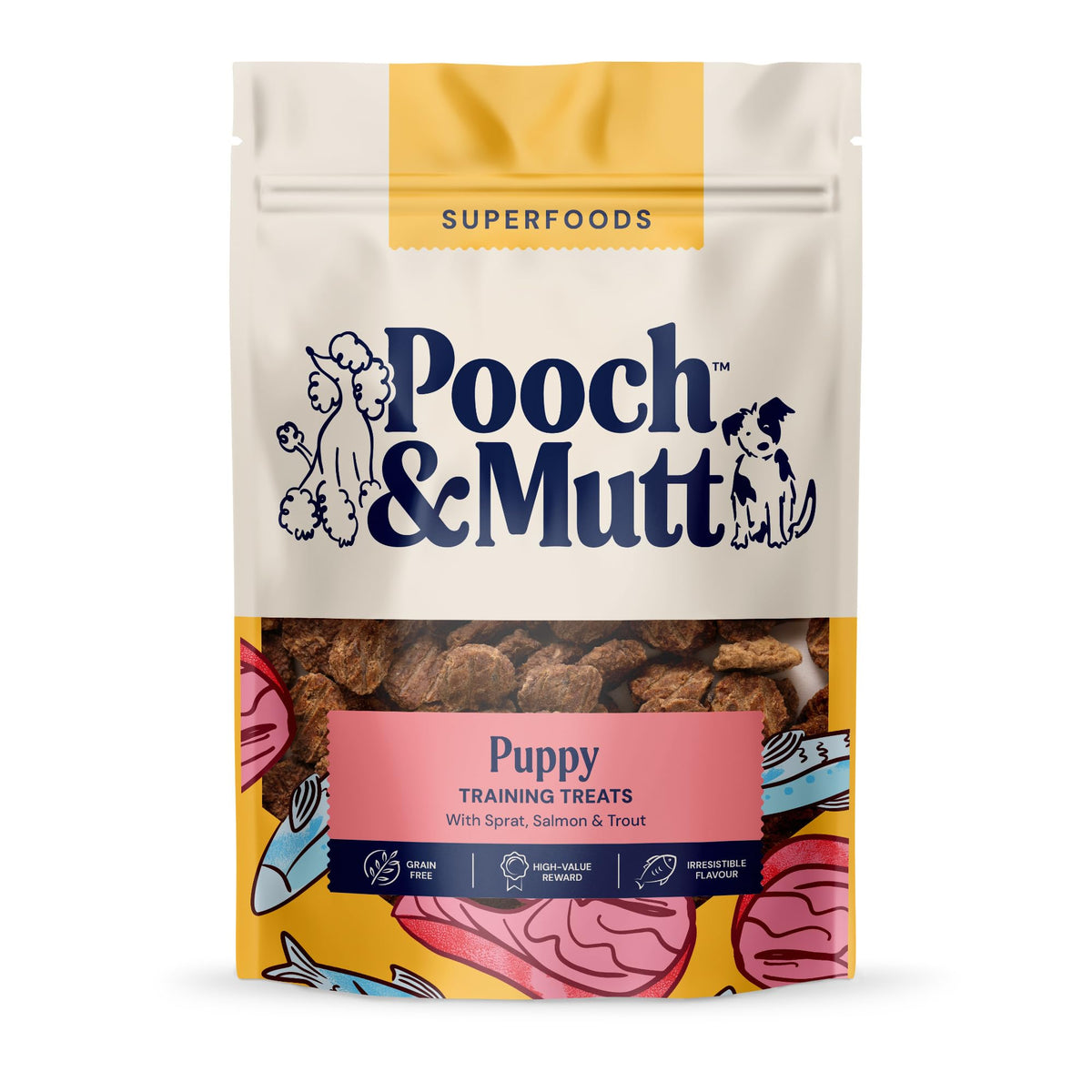 Pooch & Mutt - Puppy Beef Jerky, Training Treats, Pack of 1x80g