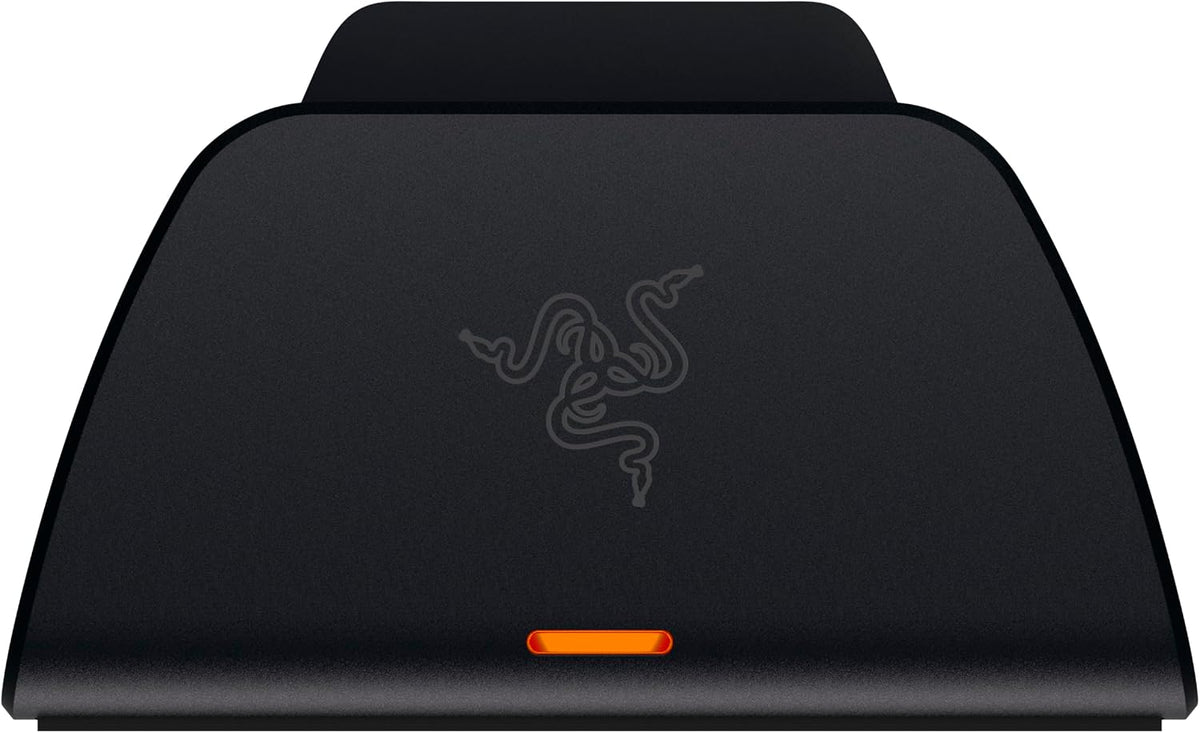 Razer Quick Charging Stand - Quick Charging Stand for PlayStation 5 Controller (Quick Charge, Curved Cradle Design, Powered by USB, One-Handed Navigation) Midnight Black