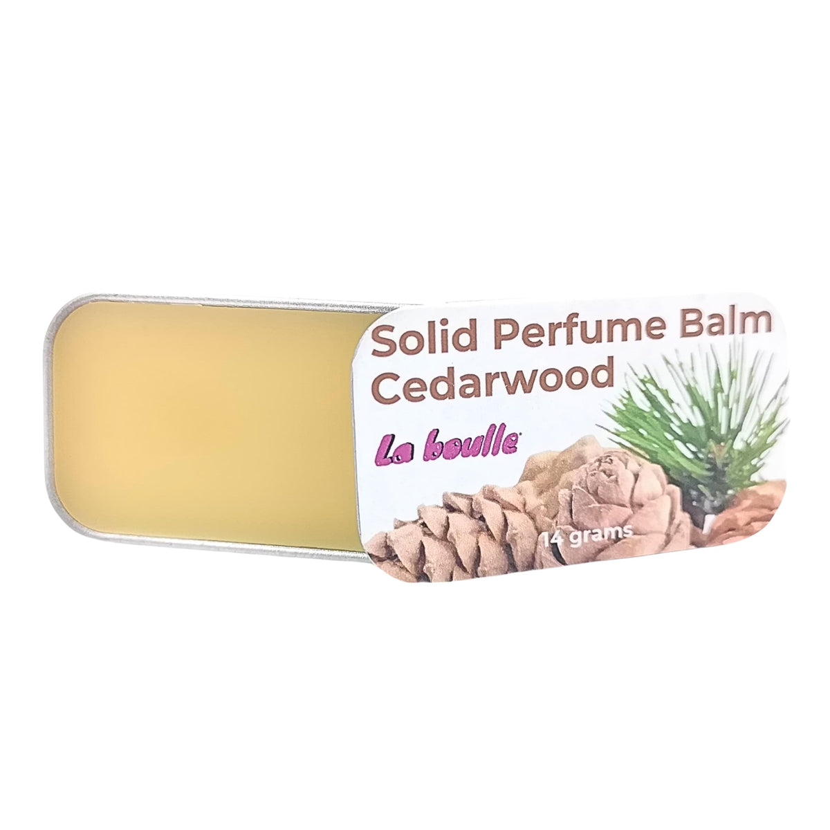 Sandalwood Solid Natural Perfume Balm. For sensitive skin. Handmade in UK.