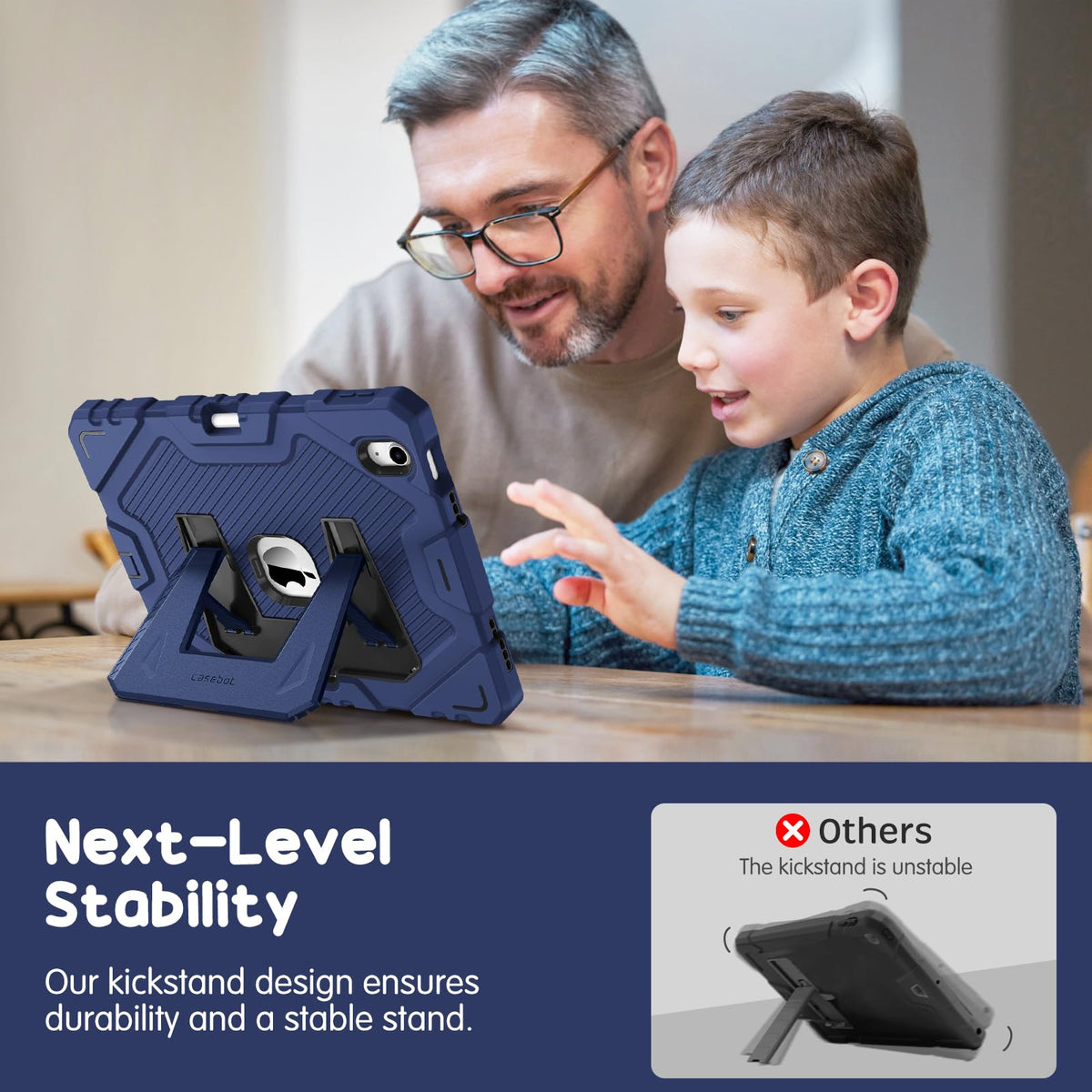 FINTIE Kid-Friendly Case for iPad (A16) 11th Gen 11 Inch, iPad 10th Gen