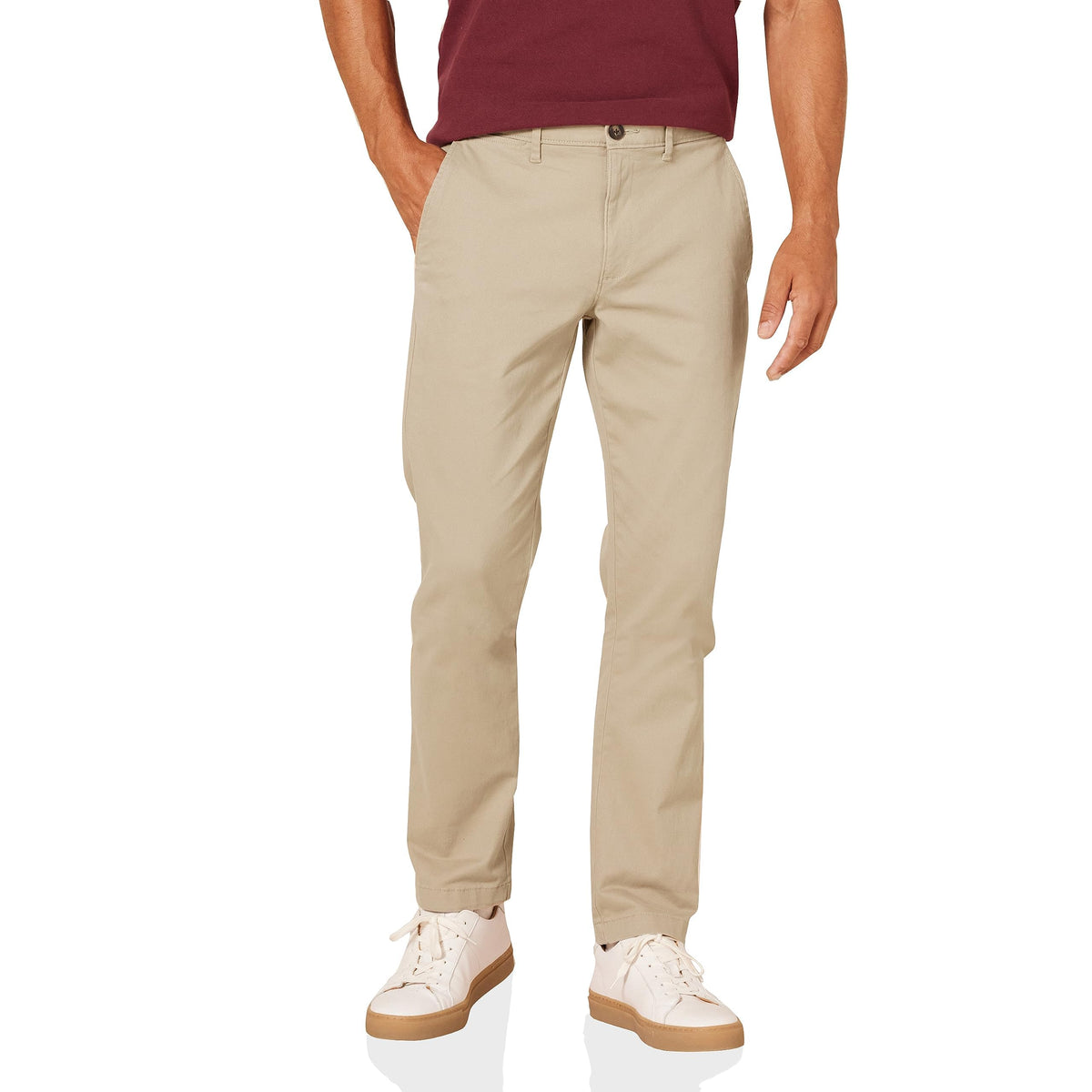 Amazon Essentials Men's Slim-Fit All-Day Stretch Casual Chino Trouser