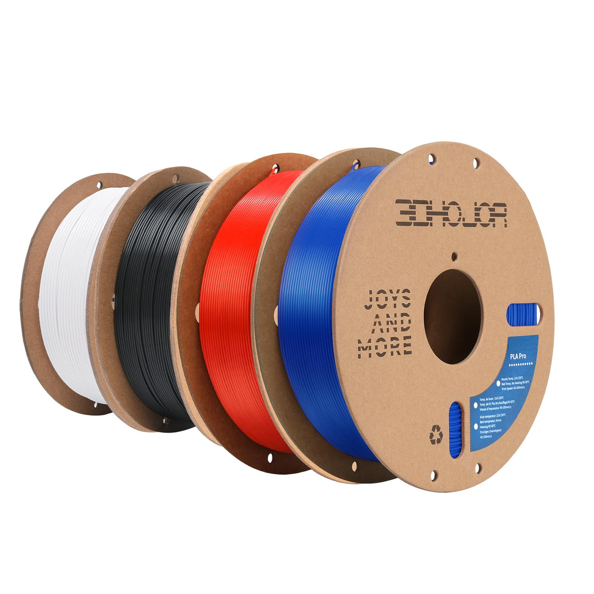 3DHoJor PLA+ PLA Plus Filament 1.75mm 1kg(2.2lbs) for 3D Printers,Yellow