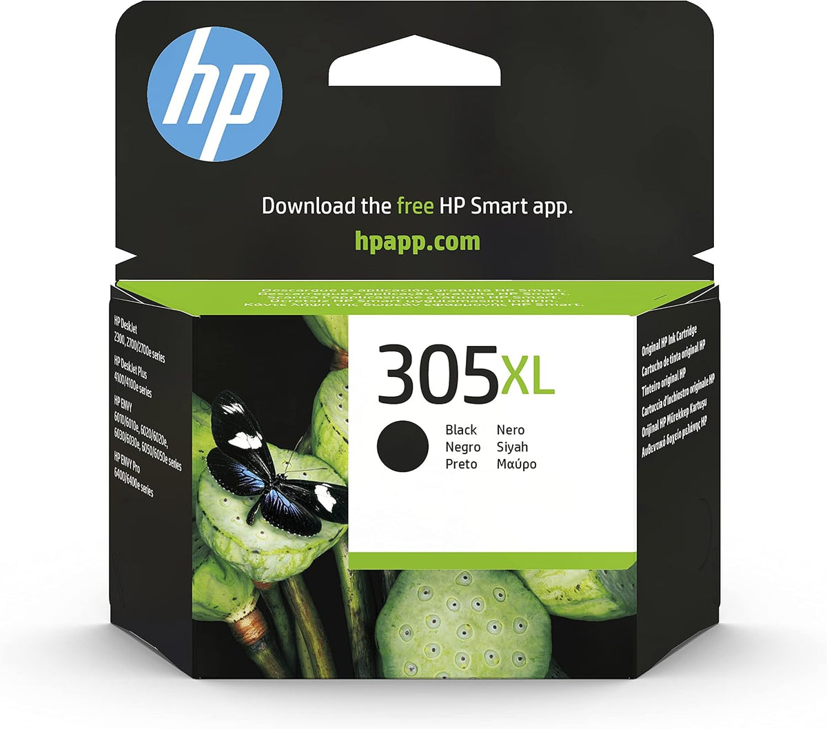 HP 305XL Black Original Ink Cartridge, High Yield