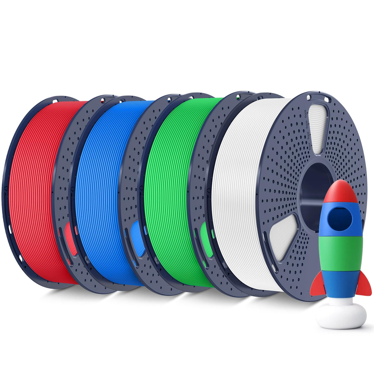 SUNLU Matte PLA 3D Printer Filament 1.75mm, Matte Black 1KG