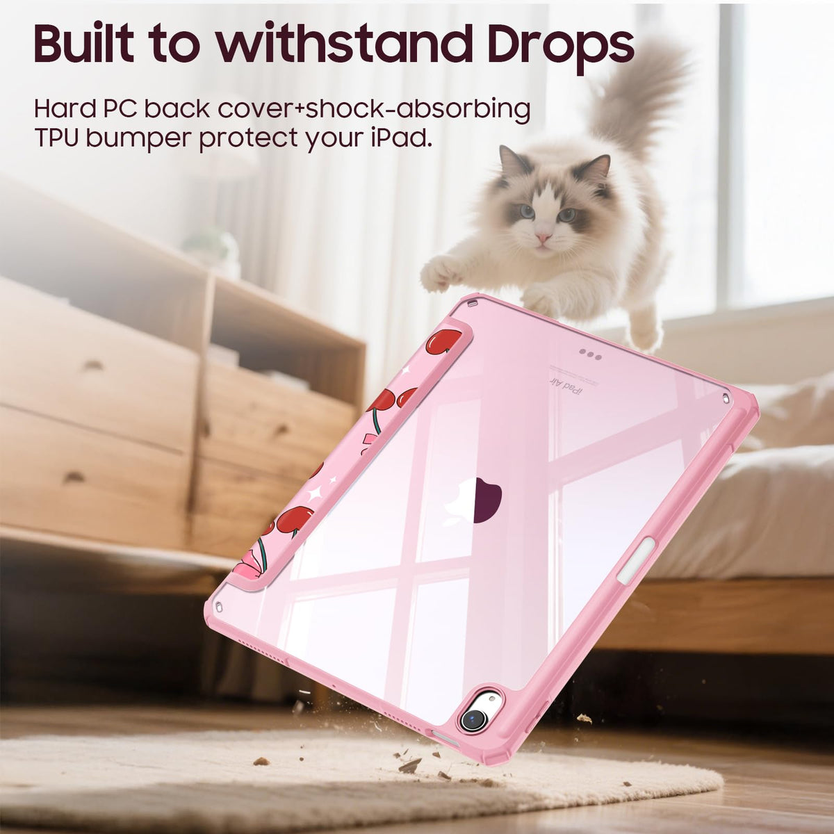 FINTIE Clear Case for iPad Air 11 Inch & iPad Air 5th/4th Generation 10.9"