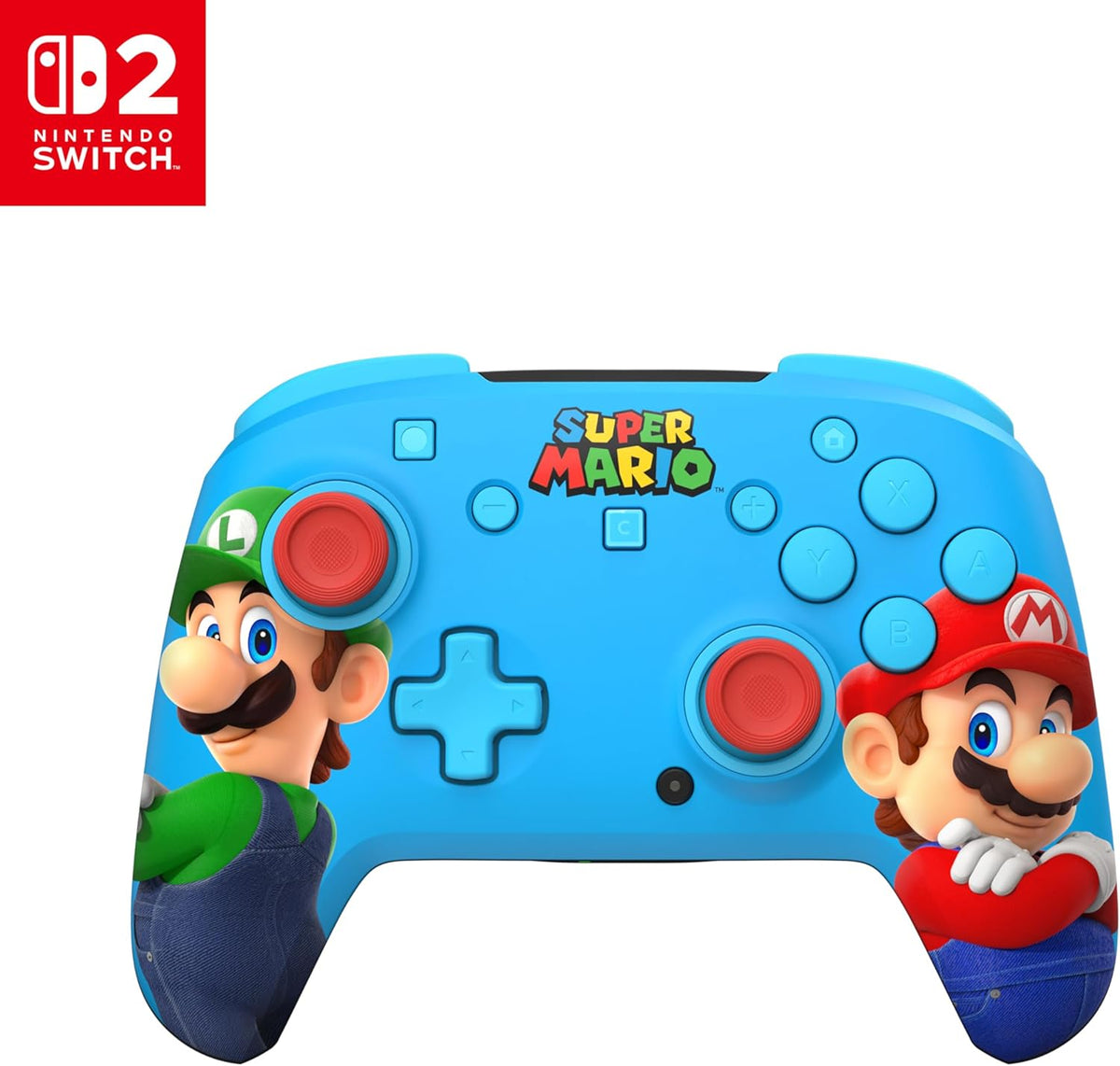 Turtle Beach Rematch Wireless Controller: Mario & Luigi, Nintendo Switch 2