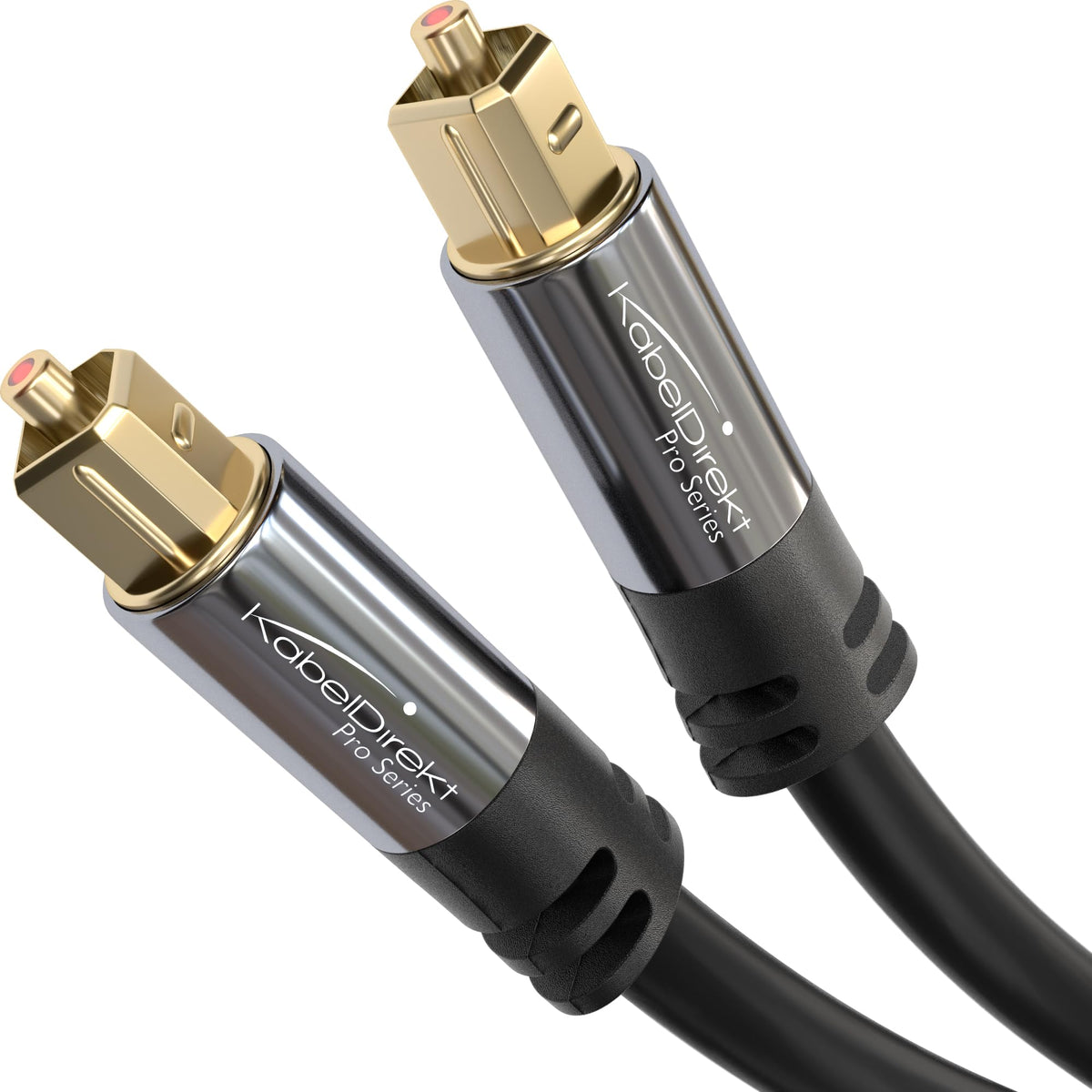 KabelDirekt – Optical Audio TOSLINK Cable – 1m – Soundbar