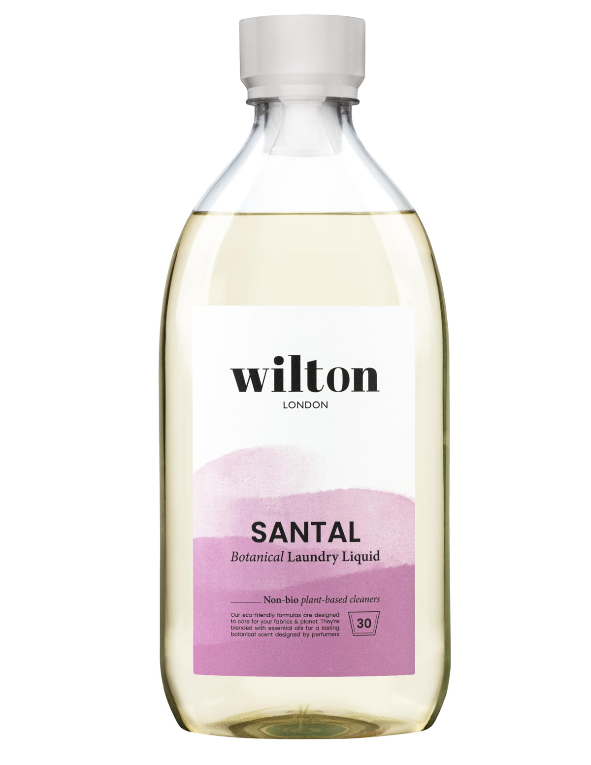 Wilton London Eco Friendly Lavender Laundry Liquid 30 Washes - Non-Bio - Plant-based & Biodegradable Laundry Detergent - Packed with Essential Oils - Made in UK - 1 Litre