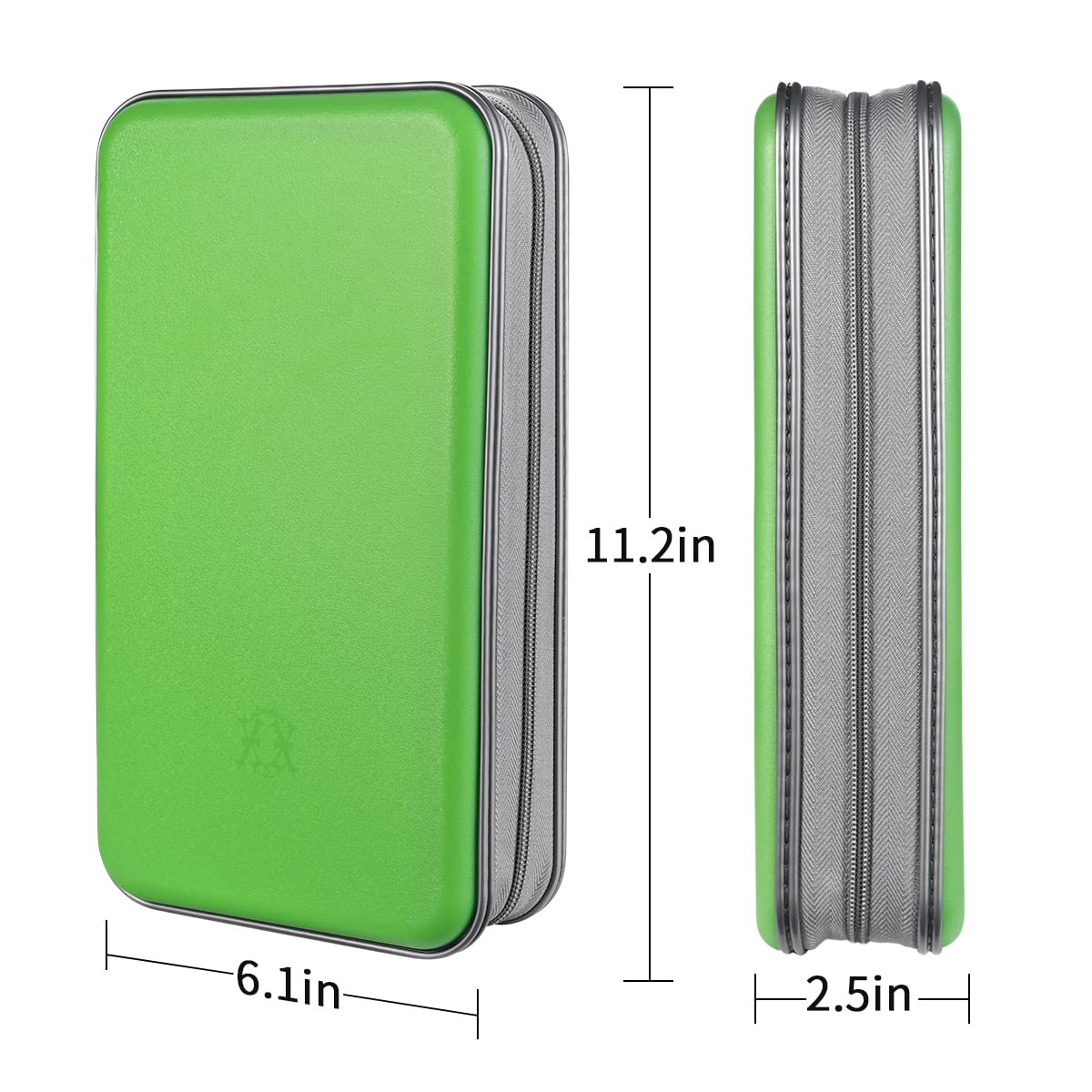 LIOVODE DVD Case, 96 Capacity CD Case Holder Organizer Disc Wallet for Car
