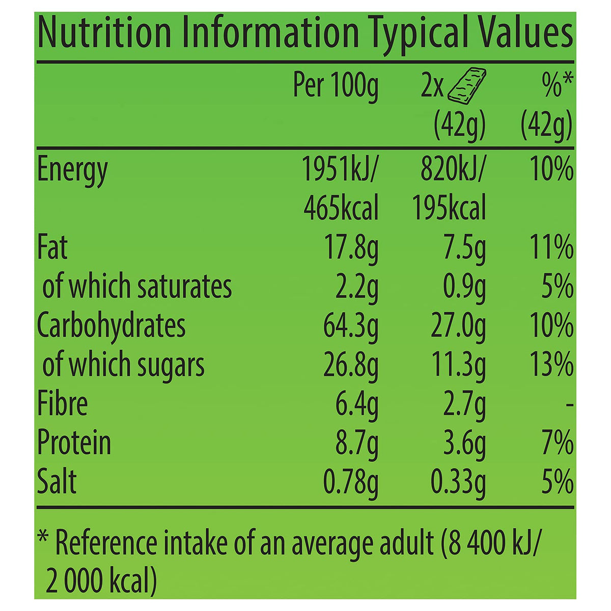 Nature Valley Crunchy Oats and Chocolate Cereal Bars, 18 x 42 g