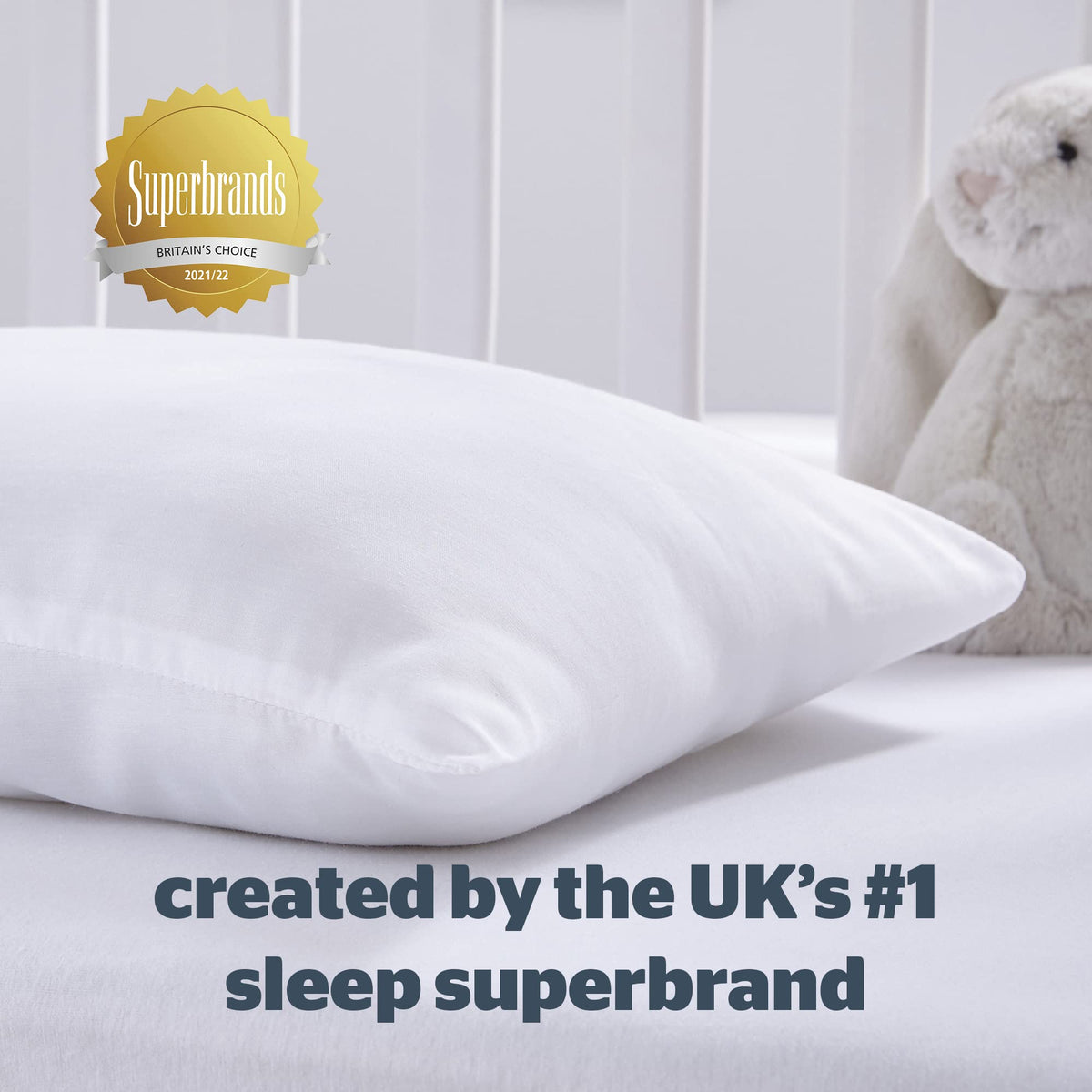 Silentnight Safe Nights Cot Bed Pillow, Anti Allergy, 1 Pack