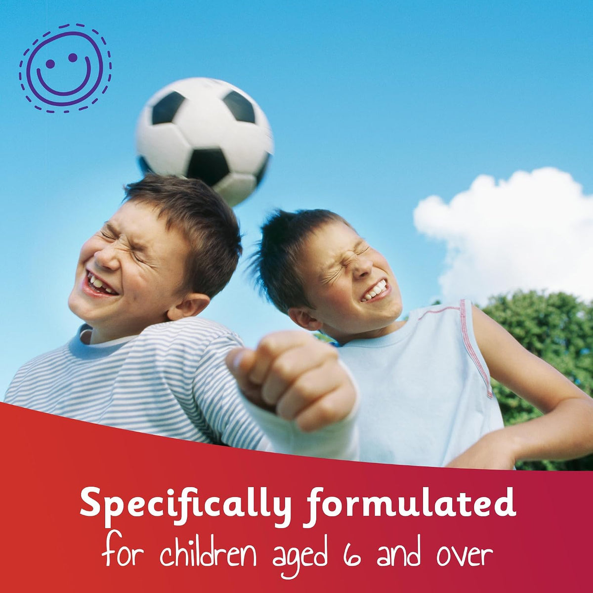 Calpol SixPlus Oral Suspension Paracetamol (1 x 80ml), Sugar-Free Strawberry Flavour Calpol 6 Plus with Paracetamol for Fever & Pain Relief, Suitable for Kids from 6 Years