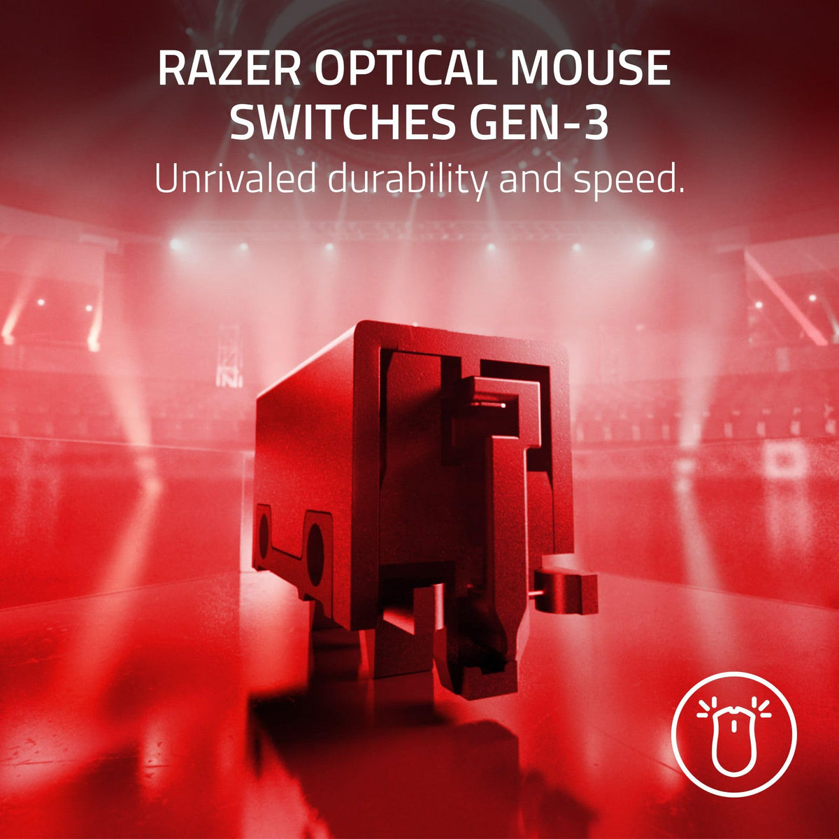 Razer Viper V3 HyperSpeed - Wireless Esports Mouse (Focus Pro 30K Optical Sensor, Up to 280 hours of Battery Life, Mechanical Mouse Switches Gen-2, 4000 Hz Wireless Polling Rate) Black