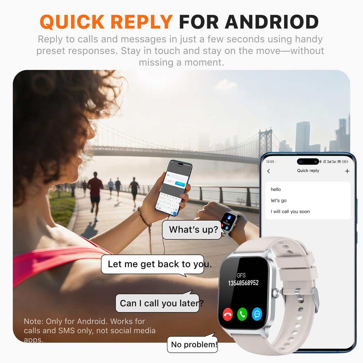Smart Watch for Women Men - Answer/Make Call, Fitness Tracker Smartwatch for Android iPhone Compatible, Sleep Female Cycle, 120+ Sports Modes Step Counter (Blue, 2 Straps)