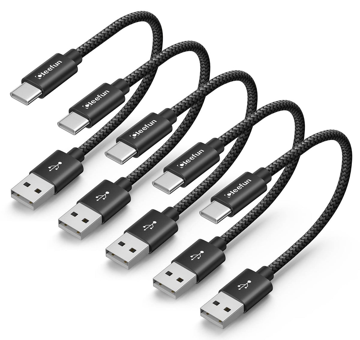 CLEEFUN 3M USB C Cable (2-Pack), Long PS5 Controller Charger Fast Charging