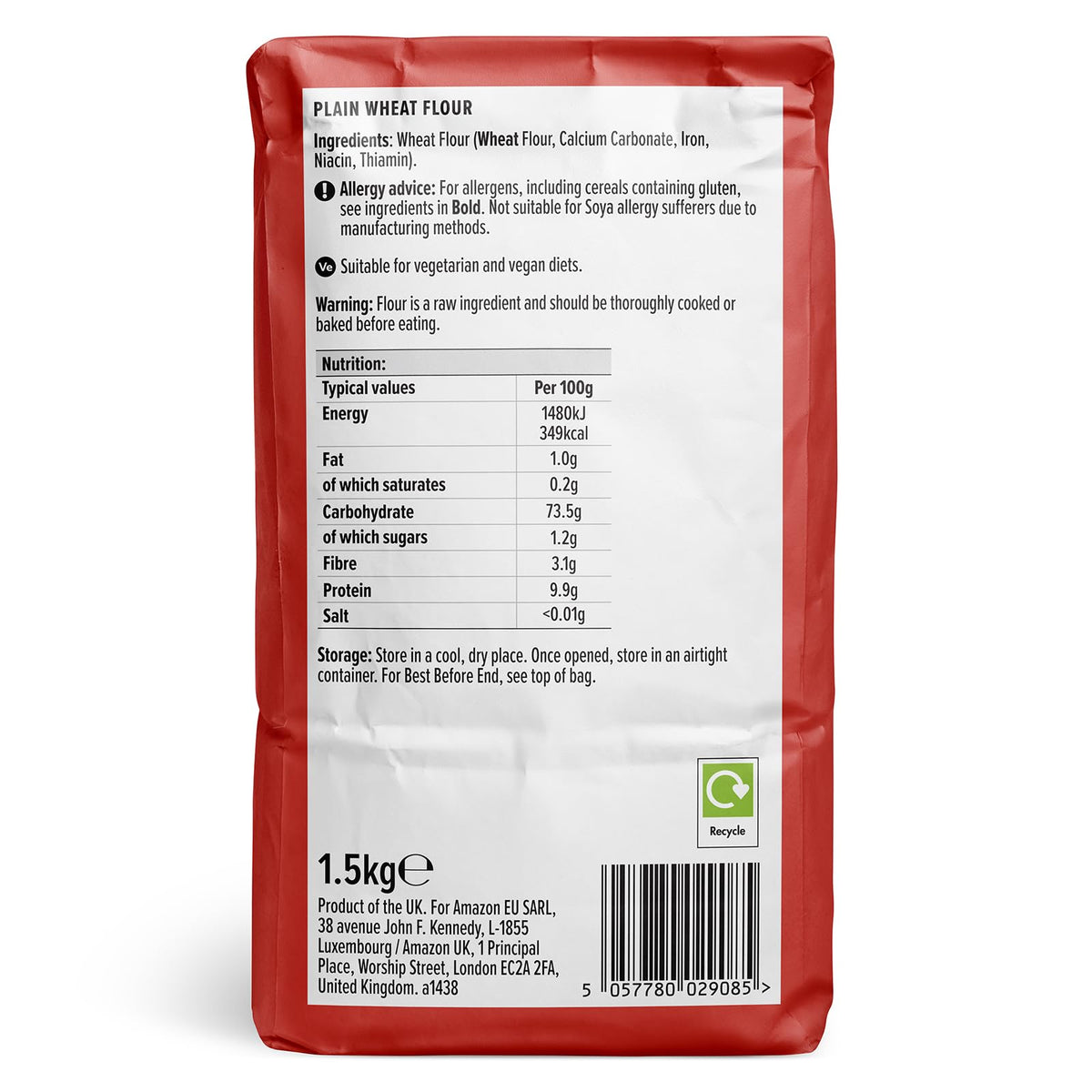 by Amazon Self Raising Flour, 1.5kg