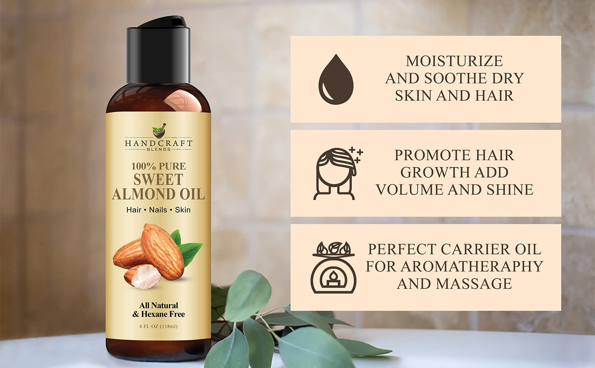 Handcraft Blends Sweet Almond Oil - 118 ml
