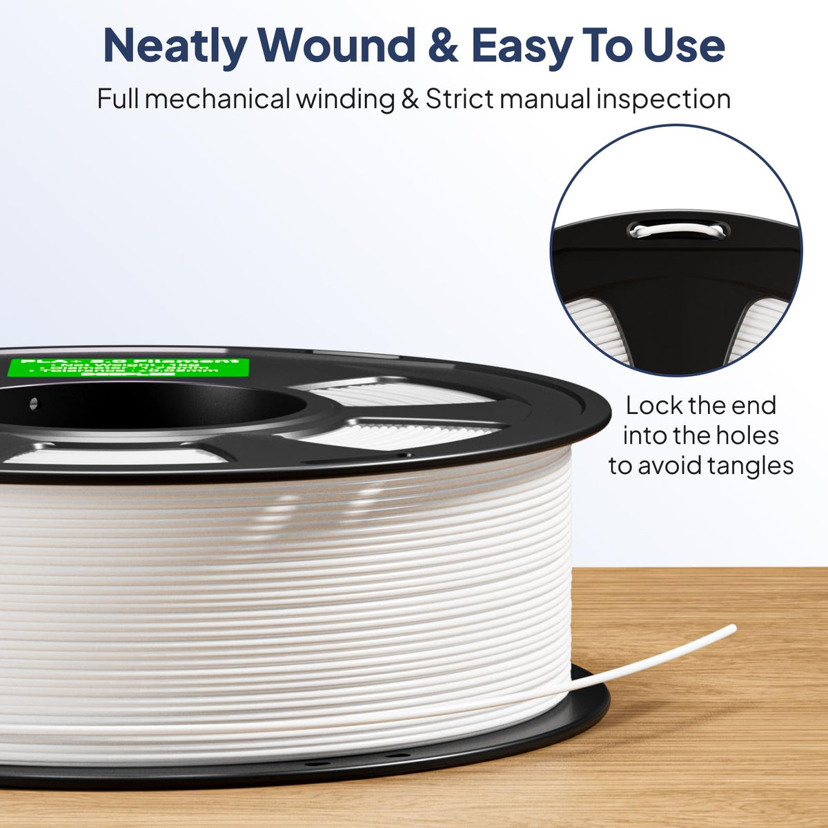 DEEPLEE PLA Plus 1.75mm Filament Beige/Brown 2KG Bundle