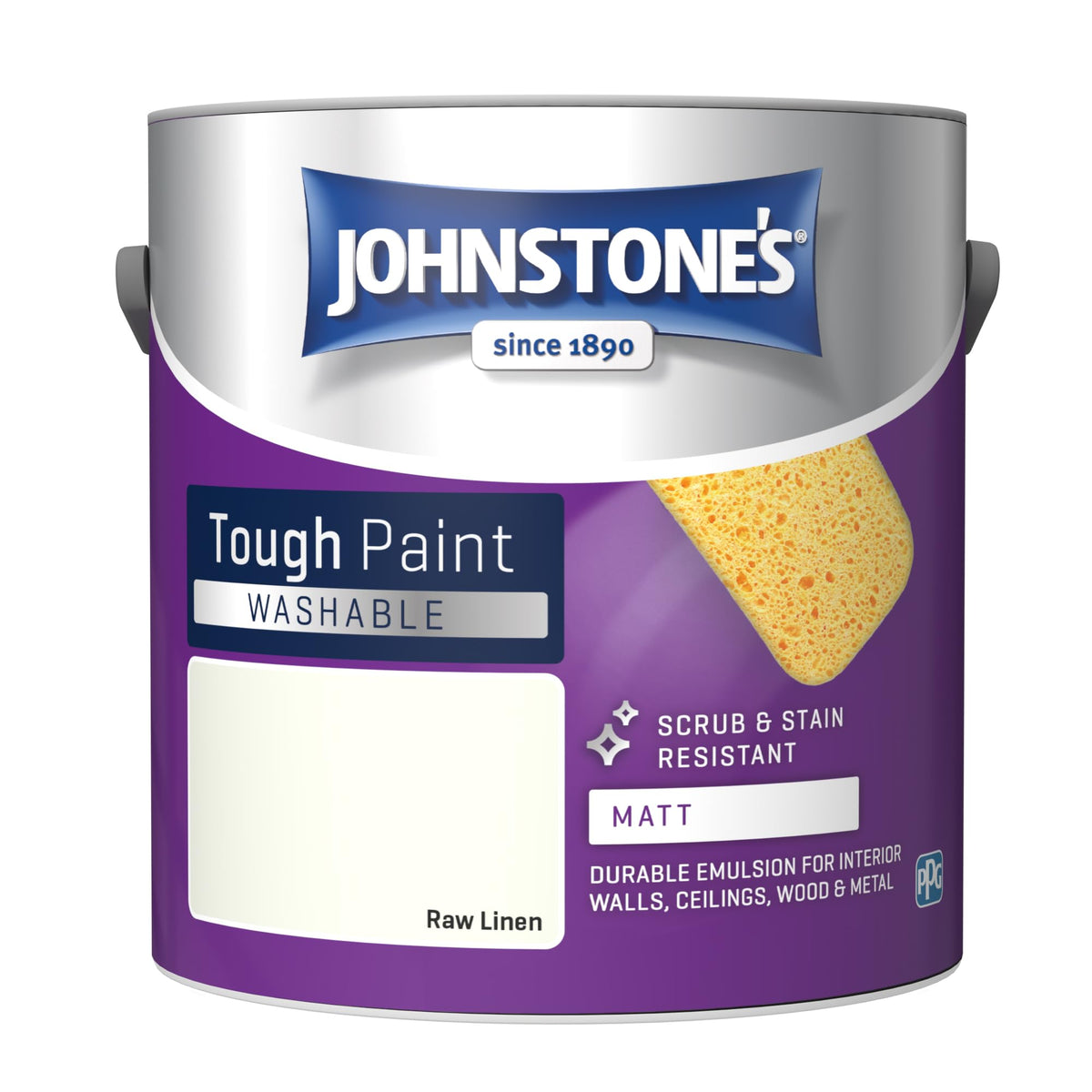 Johnstone's - Washable Matt Wall & Ceiling Paint - Rosebud - 2.5L