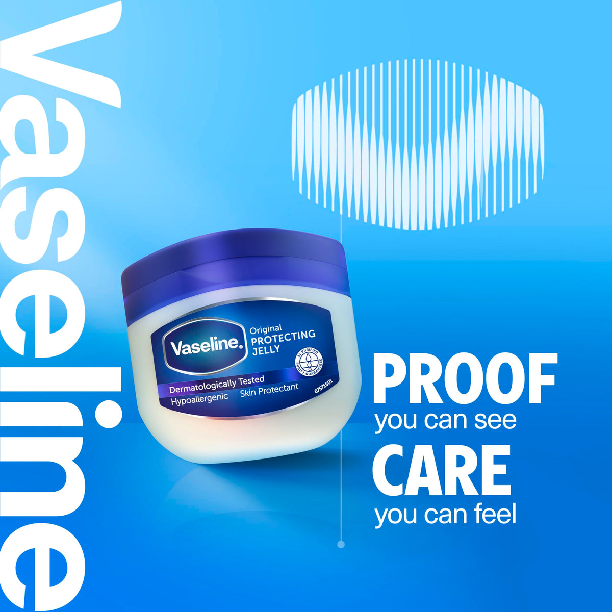 Vaseline Original Pure Petroleum Jelly, 50ml, 100746803 (Pack of 2)