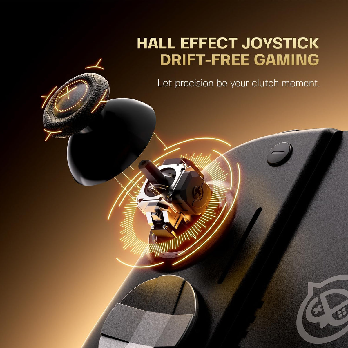 NYXI Hyperion 3 Switch 2 Controller – World's First Third-Party Wireless Controller for Switch 2, 9-Axis Gyro, Hall Effect Joysticks, Full Mechanical Button, Dual Back Button & Adjustable Vibration