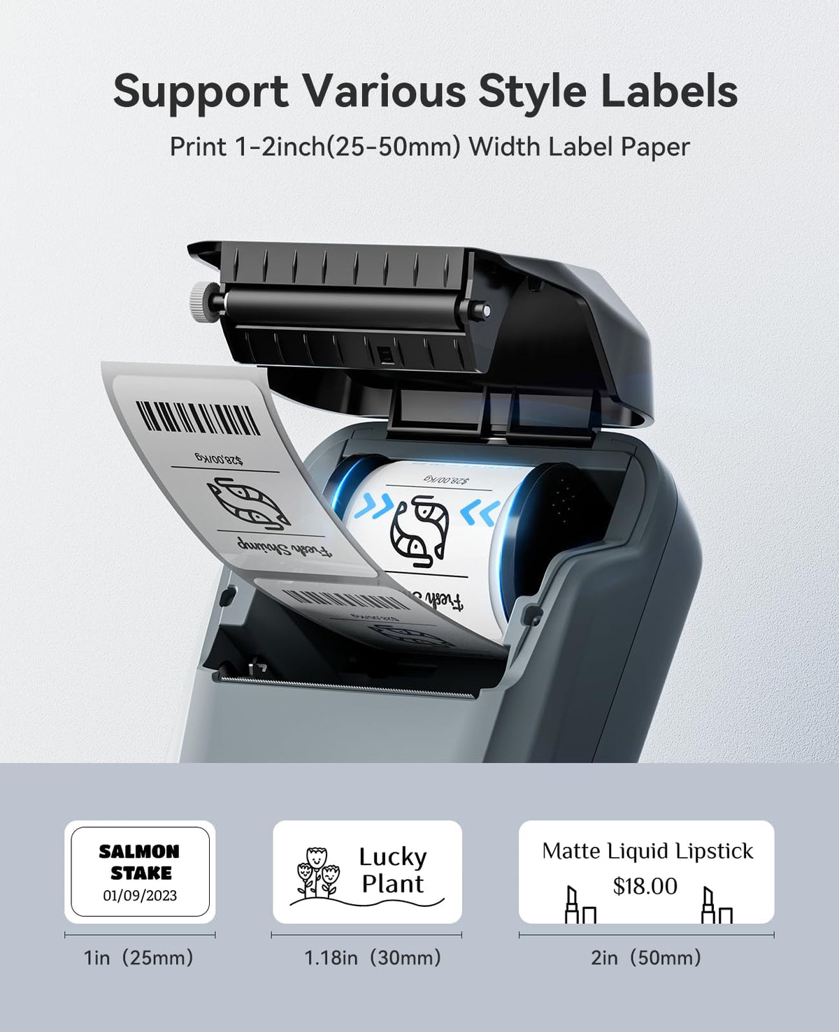 NIIMBOT B1 Label Maker Machine, 2 Inch Bluetooth Sticker Printer