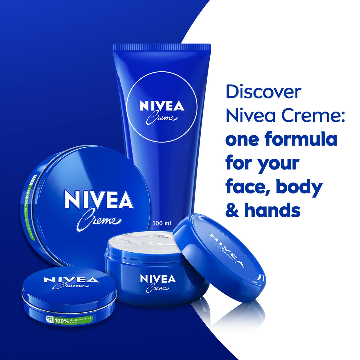 NIVEA Creme Moisturising Cream for Face, Body and Hands, 400 ml