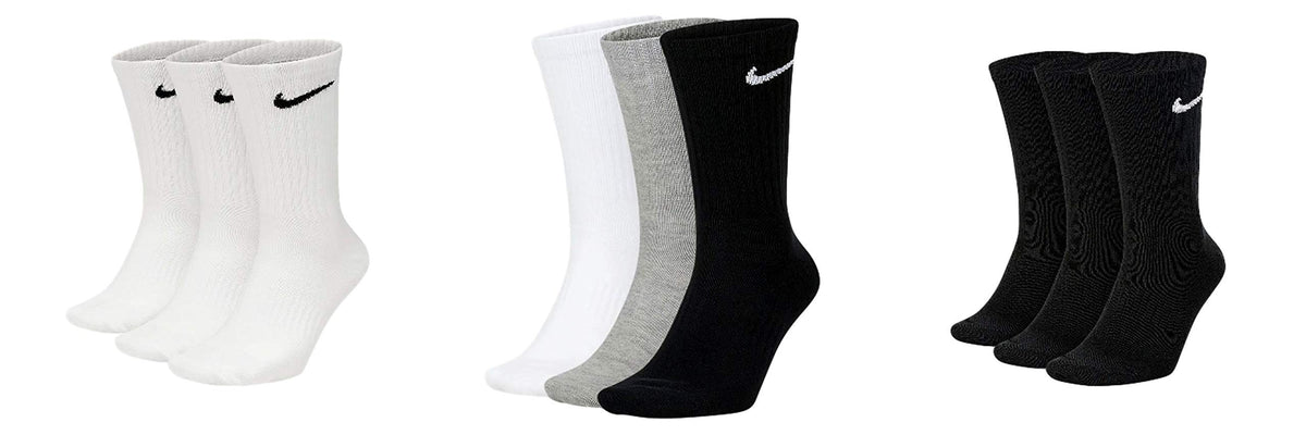 NIKE Unisex U Nk Everyday Csh Crw 3pr 132 Socks