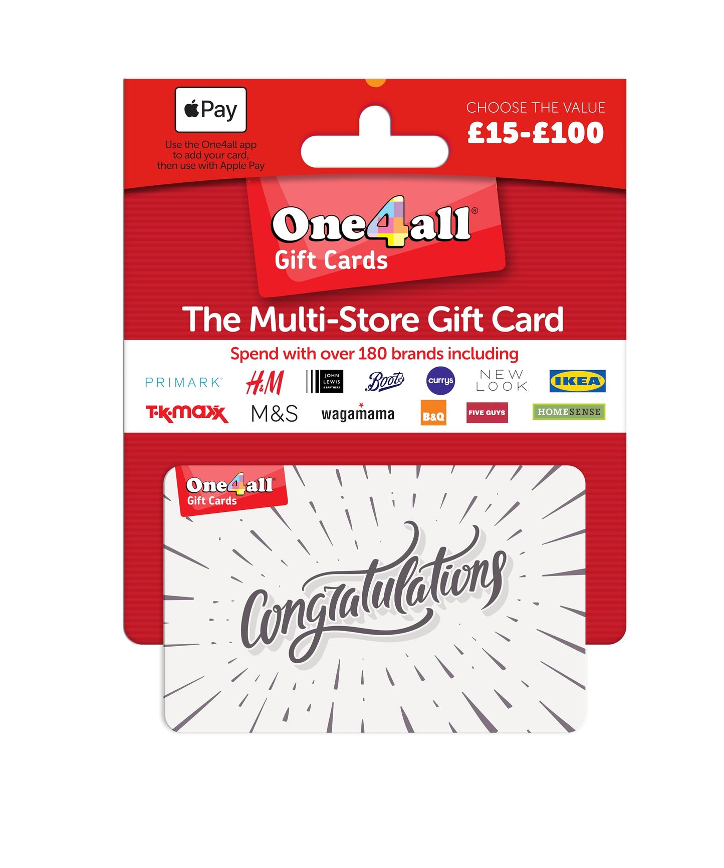 One4all UK Redemption Only Physical Gift Card Delivered by Post - £30