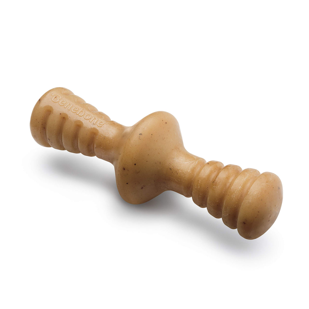 Benebone Wishbone Dog Chew Toy for Aggressive Chewers, Real Bacon, Medium