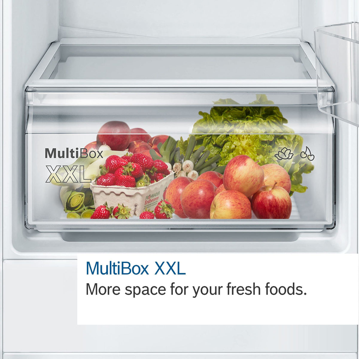 Bosch Series 2 KGN27NLEAG Fridge Freezer, NoFrost, Stainless Steel