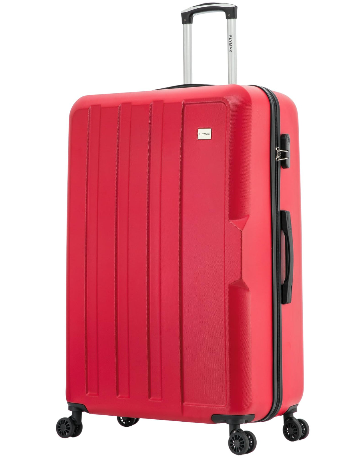 FLYMAX 29" Large Suitcase 4 Wheel Lightweight Luggage Hard Shell Travel Case Hold Check in Fits 23kg - 27kg + 3 Digit Lock Suitcase Large + Telescopic Handle 103 Litre Capacity