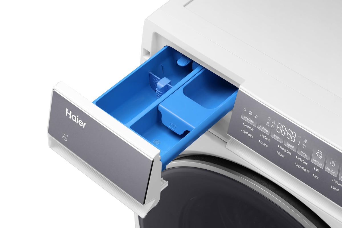 Haier X Series 5 Washing Machine, 13kg, Graphite & Black, A-20%, 1400 RPM