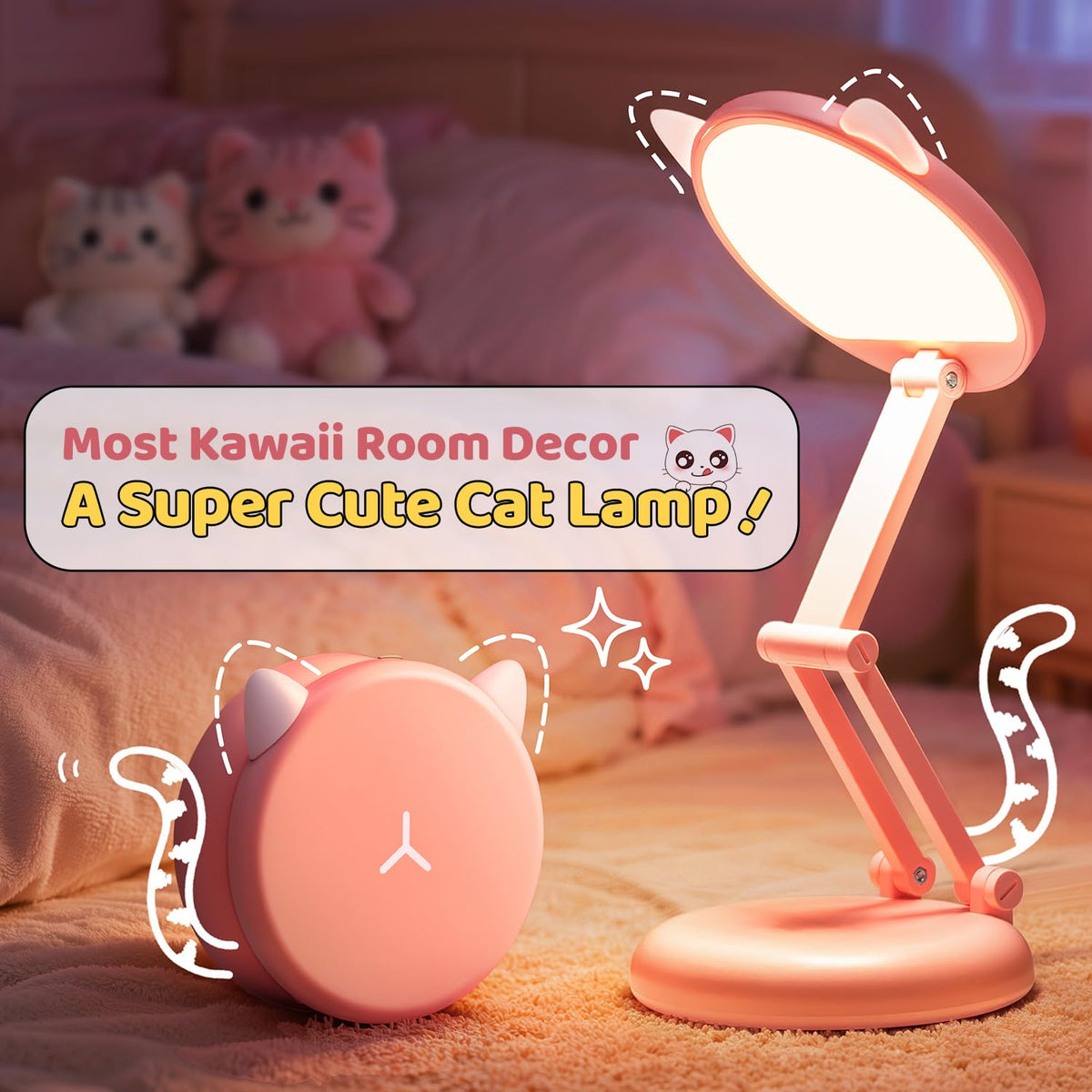 One Fire Rechargeable lamp, Portable Light, Reading Light,Long Battery Life