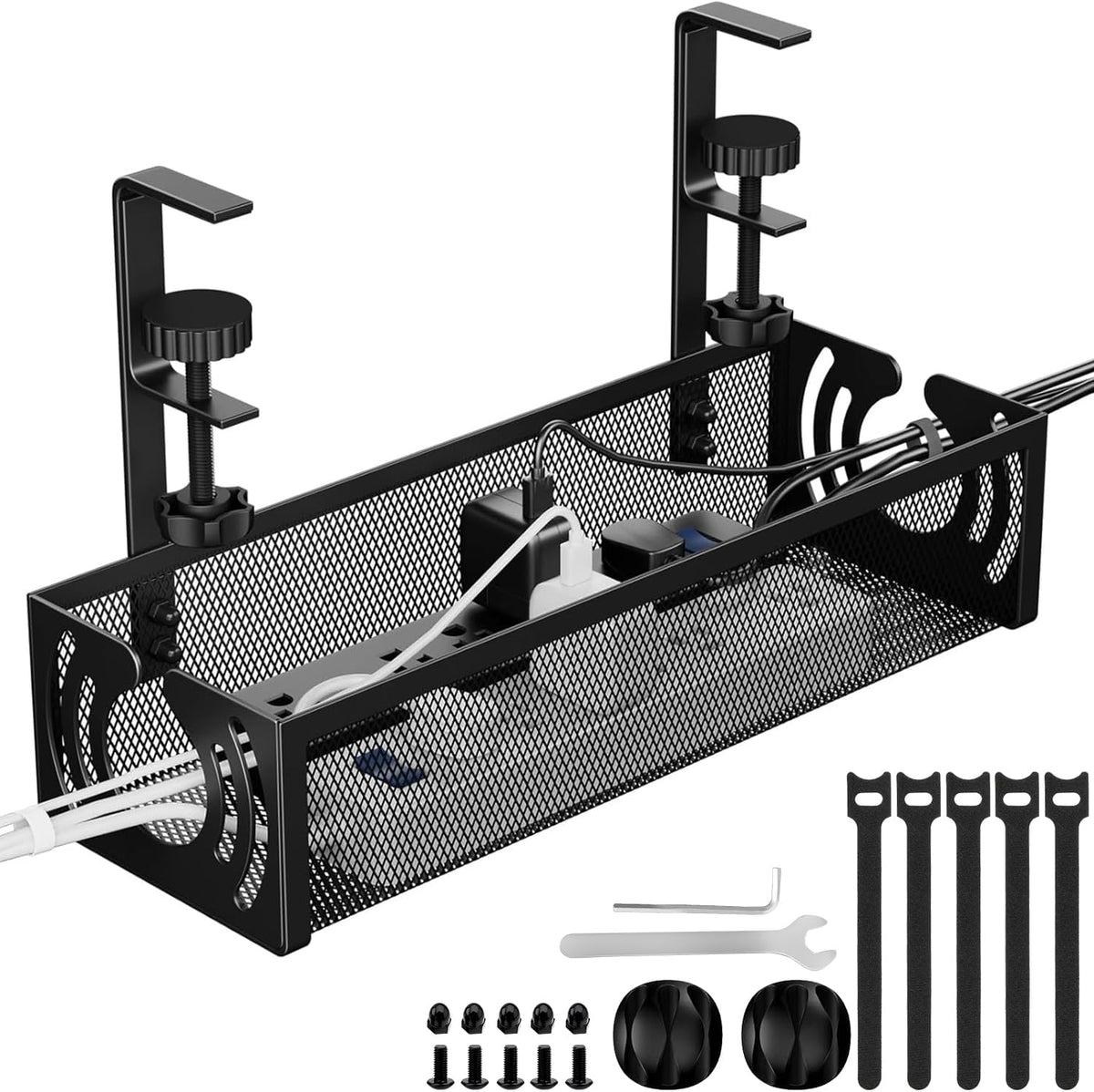 Cable Management, Under Desk Cable Management, Desk Cable Tidy