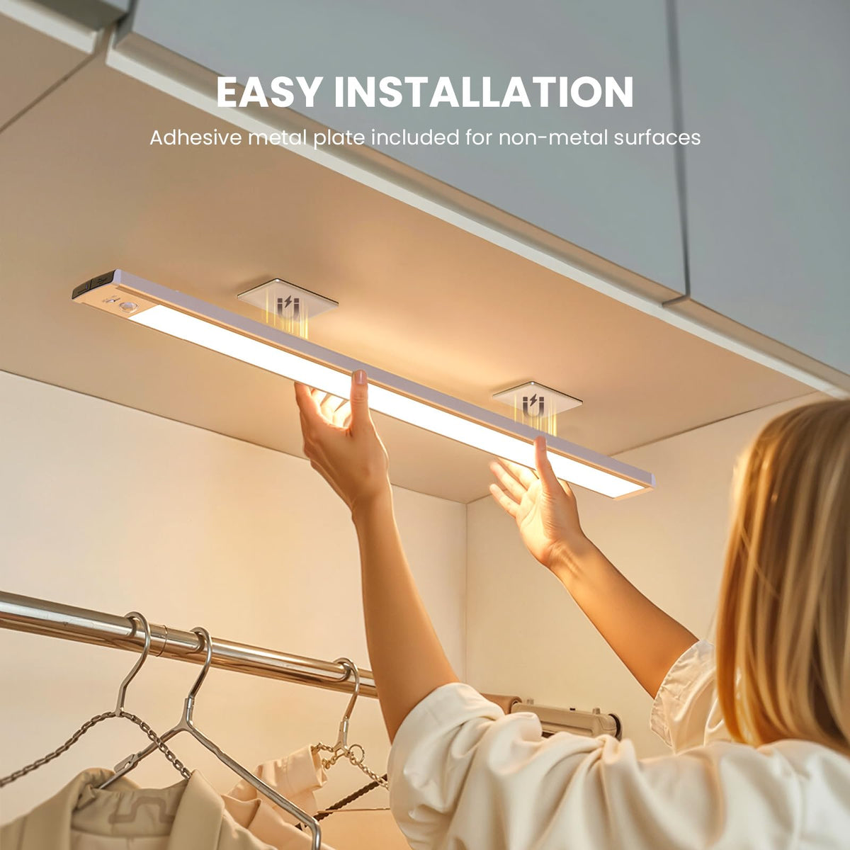 20cm Under Cabinet Kitchen Lights, Motion Sensor Lights Indoor