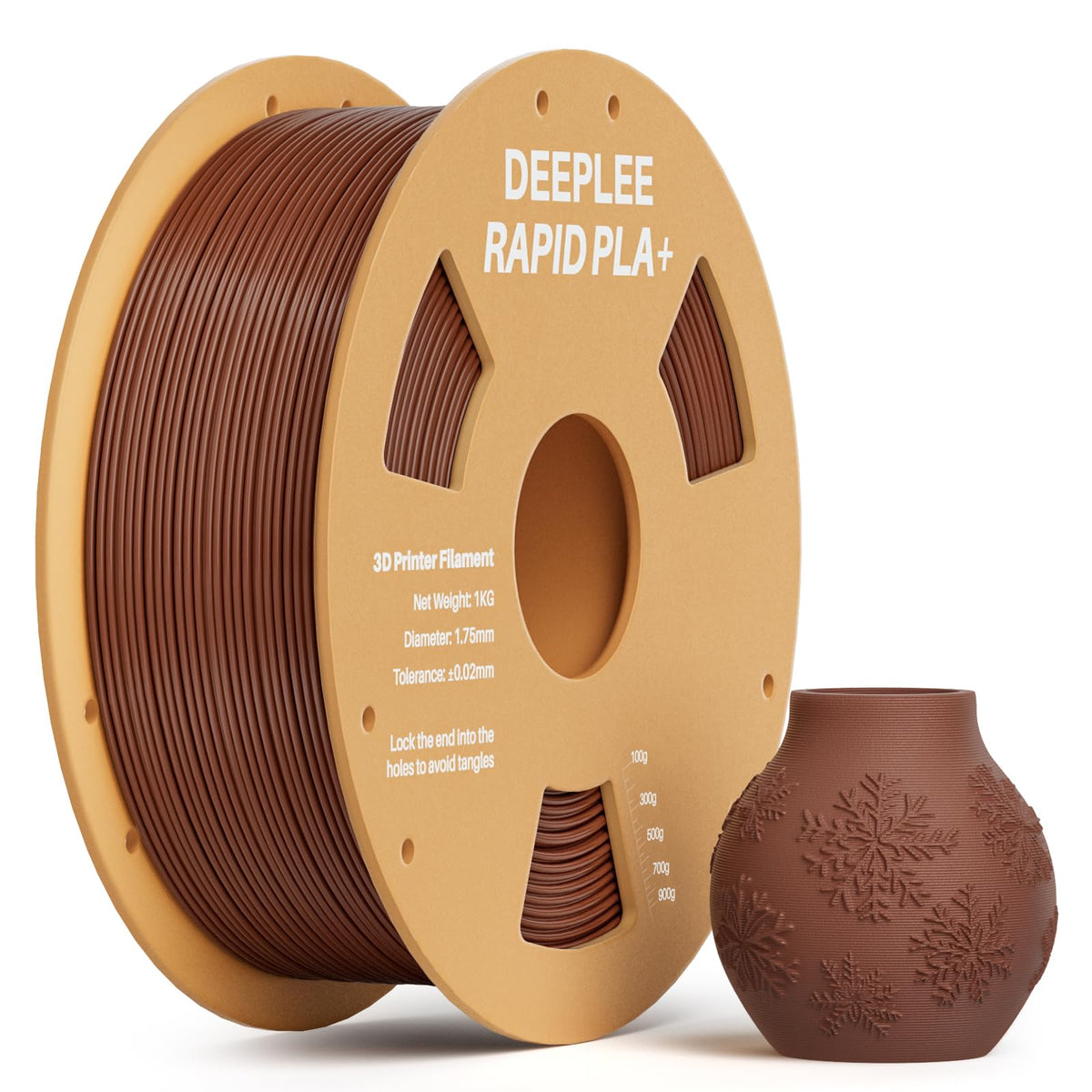 DEEPLEE Rapid PLA Plus Filament 1.75mm Orange 1kg