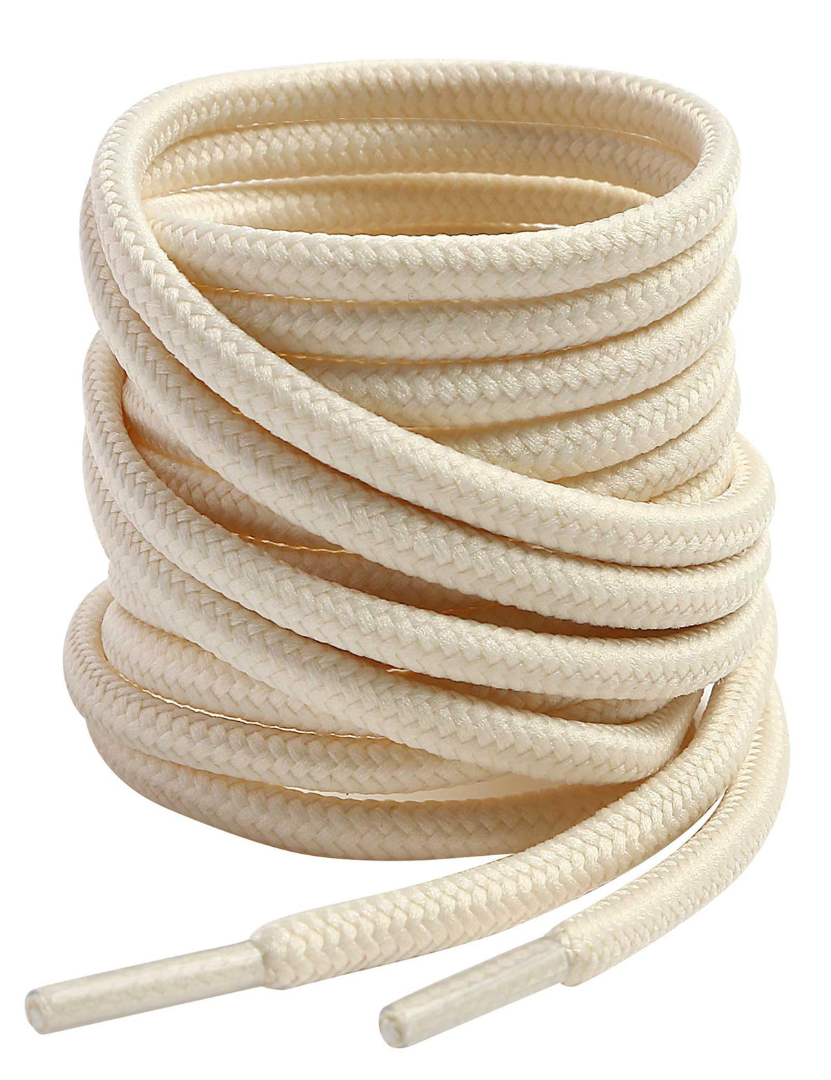 VSUDO Round Boots Laces, 4mm Diameter Work & Hiking Shoe Laces for Boots