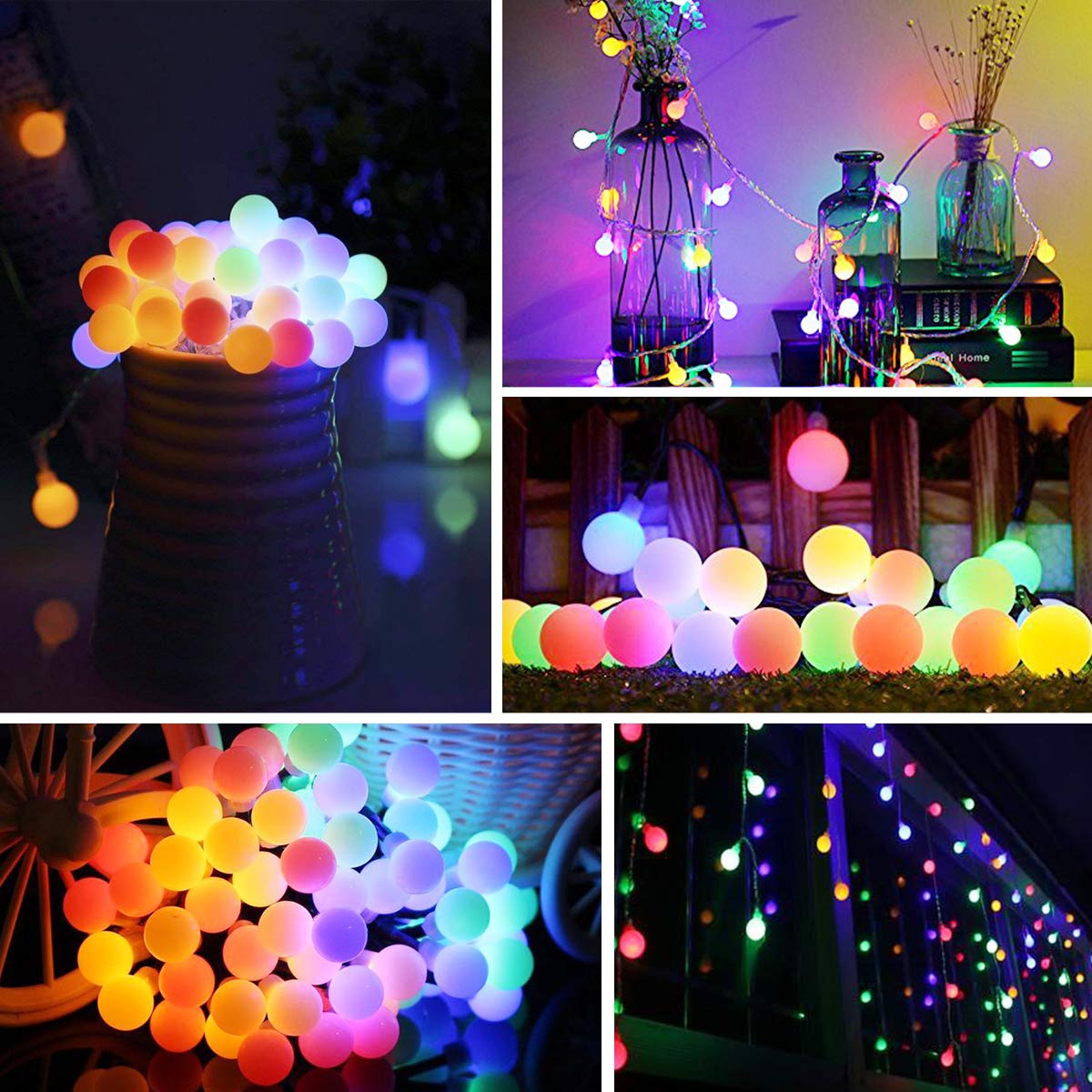 Fulighture Fairy Lights Battery Operated: 5m 16ft 40LED Snowflake