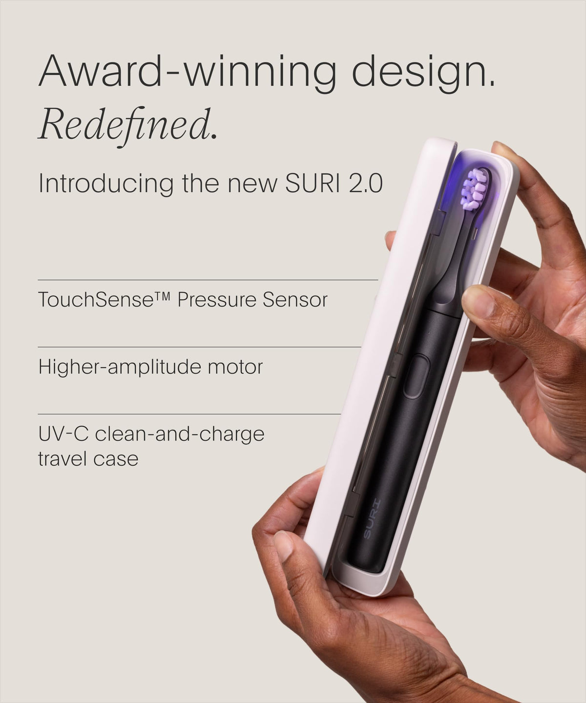 SURI Recyclable Electric Toothbrush Heads | Core & Pro Compatible | Long Lasting Replacement Heads | Pack of 3 | Winter Fern