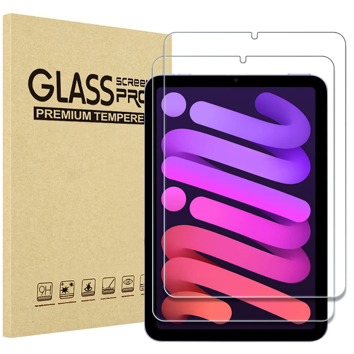 ProCase 2 Pack Screen Protector for iPad A16 2025 11th 11"/10th 2022 10.9"