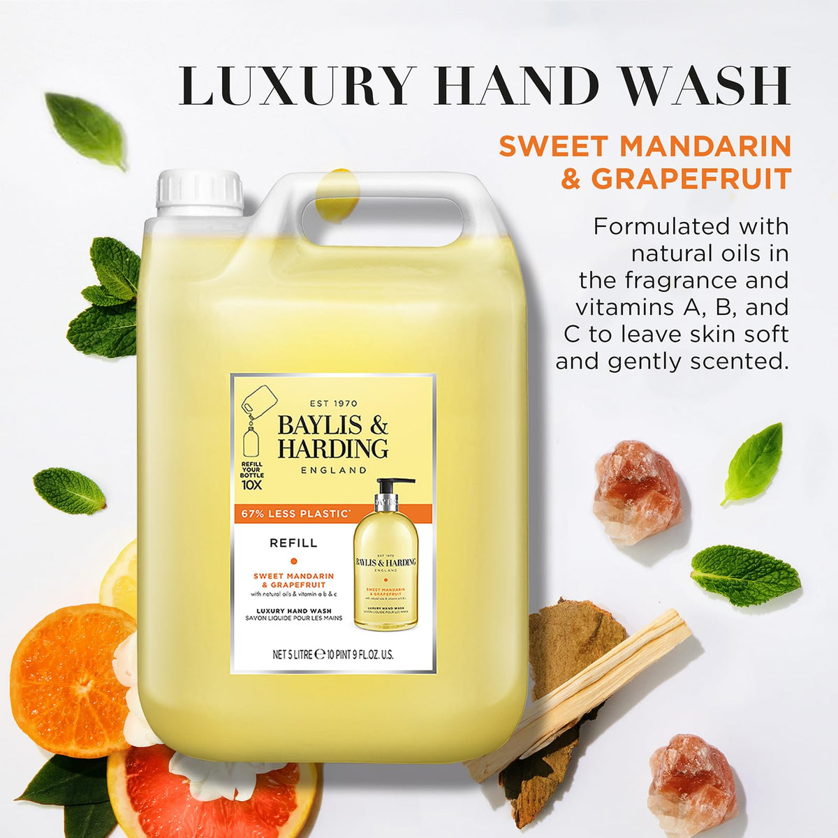 Baylis & Harding Signature Luxury Hand Wash 500ml 3 pack