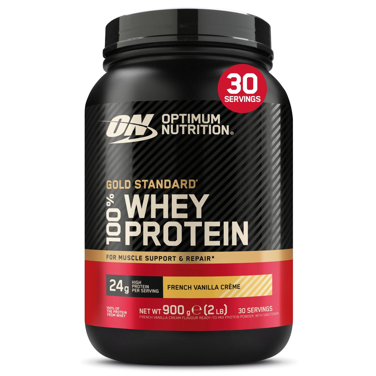 Optimum Nutrition Gold Standard 100% Whey Muscle Building and Recovery Protein Powder With Naturally Occurring Glutamine and BCAA Amino Acids, Double Rich Chocolate Flavour, Pack of 24, 24 x 31g