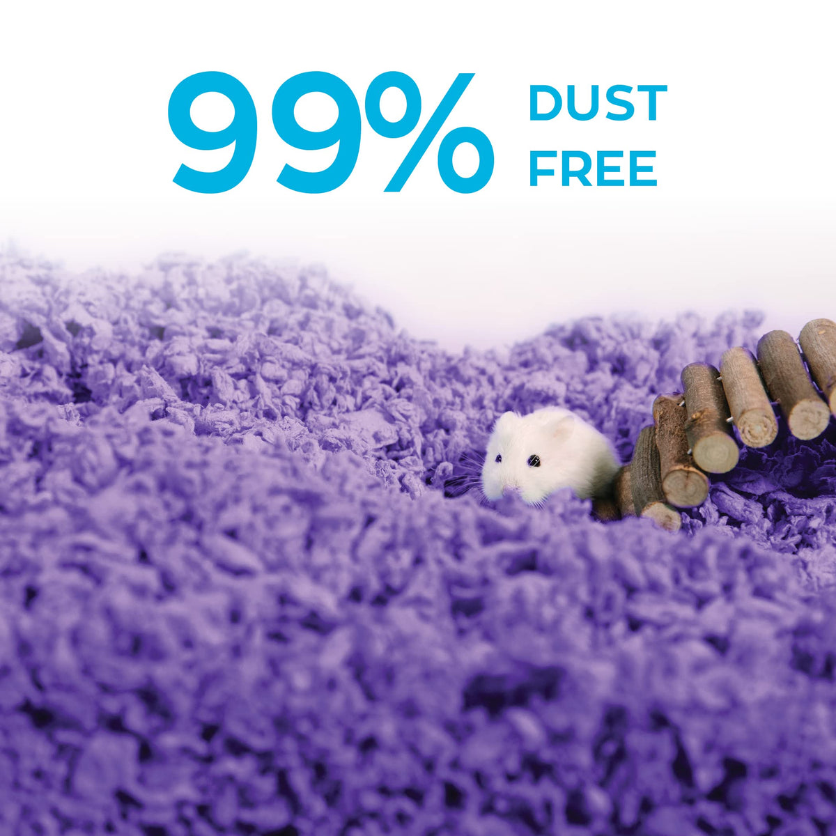 Carefresh 99% Dust-Free White Natural Paper Small Pet Bedding with Odor Control, 10L, White