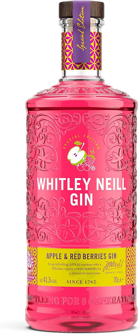 Whitley Neill Apple & Red Berries Gin 70cl