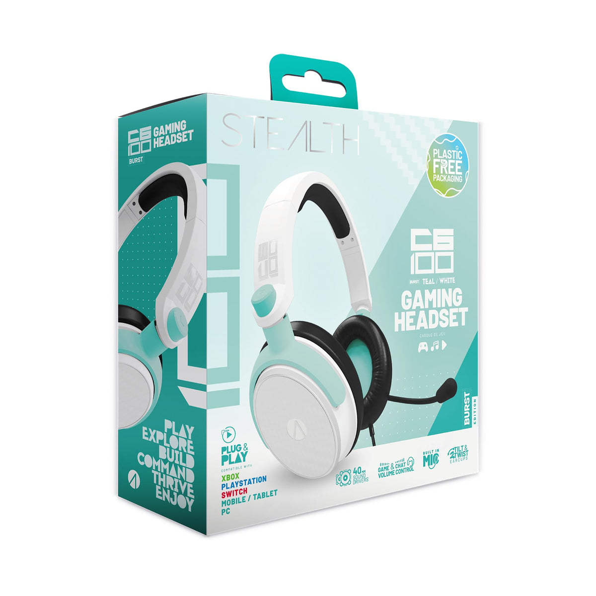 STEALTH C6-100 Gaming Headset Range (Green)
