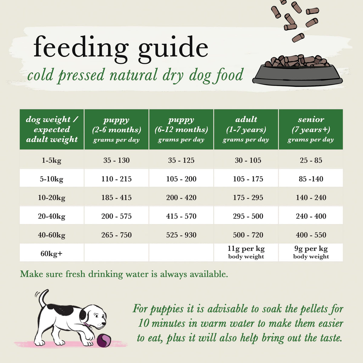 Forthglade Dry Dog Food, Cold Pressed (6kg), Hypoallergenic and Grain Free Dog Food, Salmon & Vegetables, Natural Senior, Adult and Puppy Meal Vet, Approved For Good Gut Health