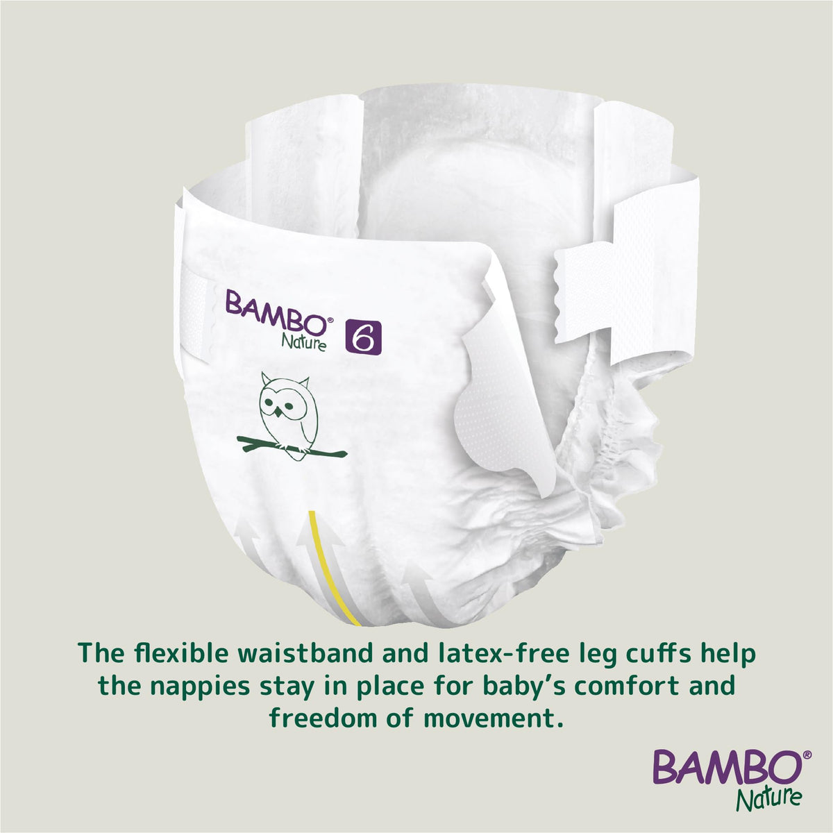 Bambo Nature Premium Eco Nappies, Premature Size 0 (2-7lb/1-3kg), XXS, Pack of 24, Eco-Labelled Nappies, Enhanced Leakage Protection, Secure and Comfortable Baby Nappy