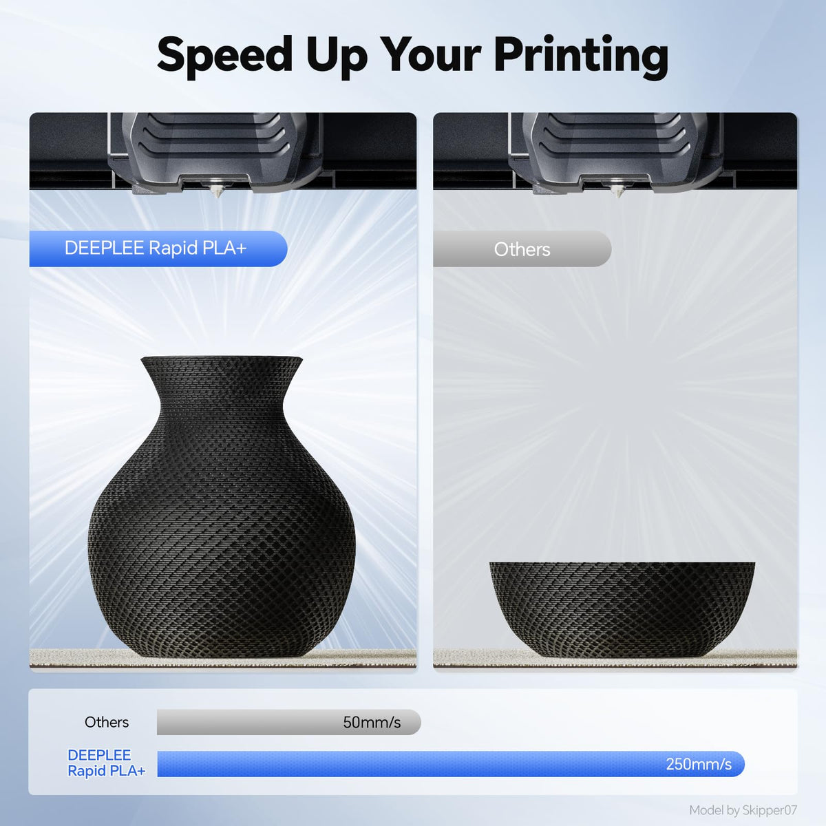 DEEPLEE Rapid PLA Plus Filament 1.75mm Orange 1kg