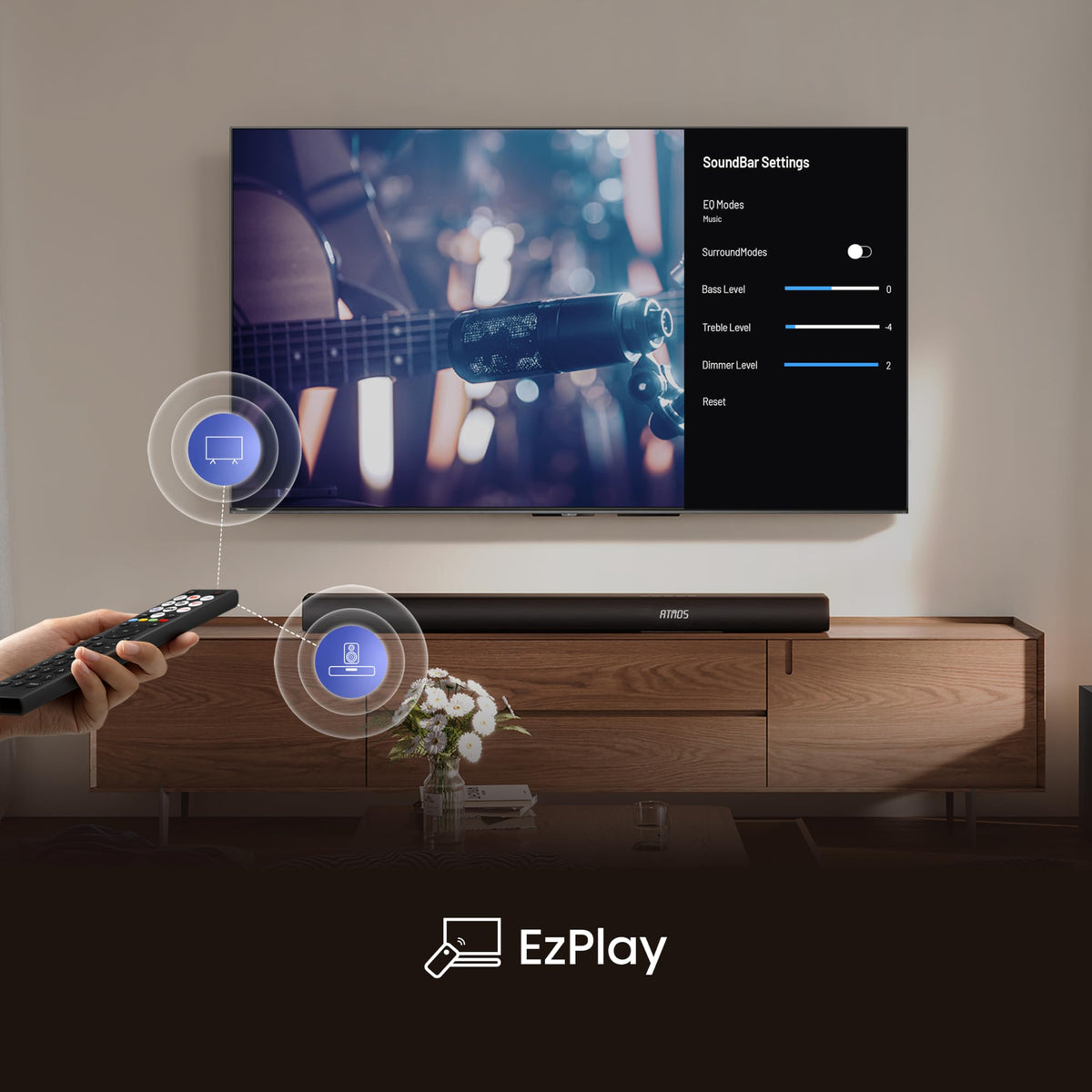 Hisense HS2000 2.1 CH All-In-One Soundbar for TV